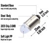Yoper BA9S 53 57 1895 64111 LED Light Bulb for Car 12V White