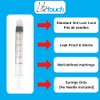 LiteTouch 3mL Luer Lock Syringe, Sterile, Individually Sealed - 100 Syringes per Box (no needle)