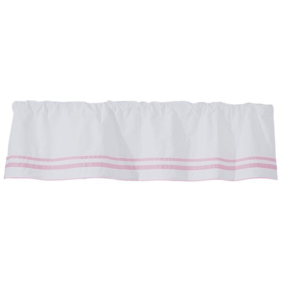 Baby Doll Bedding Soho Window Valance, Pink