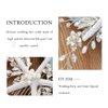 Casdre Starfish Bride Wedding Hair Comb Silver Crystal Bridal Hair Piece Pearl Beach Wedding Hair Accessories for Women and Girls