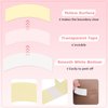 Vlasy 24 Pieces Wig Tape Double Sided Toupee Tape,Waterproof Invisible Hair Tape Lace Tape for Wigs,High Adhesive Wig Tape for Lace Front Wigs Full-cap Wigs Toupee Hair Extensions