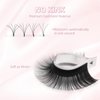 ABONNIE Easy fan lash extensions, Rapid Blooming Volume lash extensions, C Curl cashmere Fan lash extensions, 0.10 Thickness 8-15mm Mixed Length Self Fanning Volume Lashes extension (C-0.10,8-15mm)