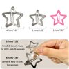 UGWkivd 30pcs Star Hair Clips Silver,Hair Accessories Y2K 2000s,Snap Metal Hair Clips 1.22'',Small Cute Non Slip Hair Barrettes, Kawaii Hair Clips for Women Girls