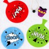 WISHDIAM 4 PCS Whoopee Cushion Toys for Kids, 7” Whoopee Cushion, Whoopee Cushion Toys for Kids, Prank Kit Toys Party Favors (4Color)