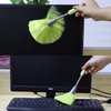 WOVTE 3 Pack Fluffy Microfiber Delicate Kitchen Duster Laptop Keyboard Brush Computer Screen Cleaner Tool Mini Dusting Wand (Blue, Green, Pink)