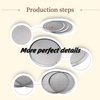 6 Packs Aluminum Alloy Pizza Pan with Holes, 10 Inch Commercial Grade Pizza / Baking Screen for Oven Round Pizza Crisper Tray Pizza Baking Tray for Home Restaurant, Seamless (10-Inch, Pack of 6)