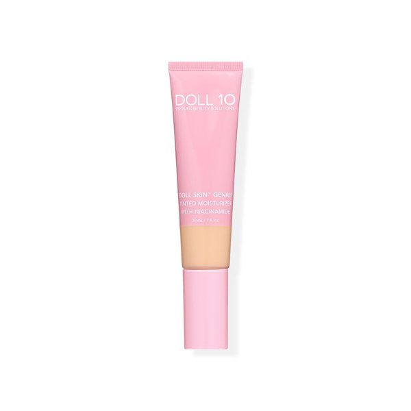 DOLL SKIN GENIUS™ TINTED MOISTURIZER WITH PLANT BASED COLLAGEN (Shade 1.5 (Light/Light-Medium), 1 Fl Oz.)