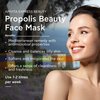 APIVITA Express Beauty Face Mask with Propolis & Charcoal & Green Clay - Purifying, Oil Balancing & Care for Oily to Combination Skin Prone to Acne- 12 Packettes x 0.27 Fl Oz
