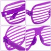 15 Pack Sunglasses Party Favors Shutter Shades Glasses 80s Party Decorations Kids Plastic Sunglasses Neon Shutter Party Glasses for Adults Hora Loca Party Supplies Disco Prop Neon Accessories