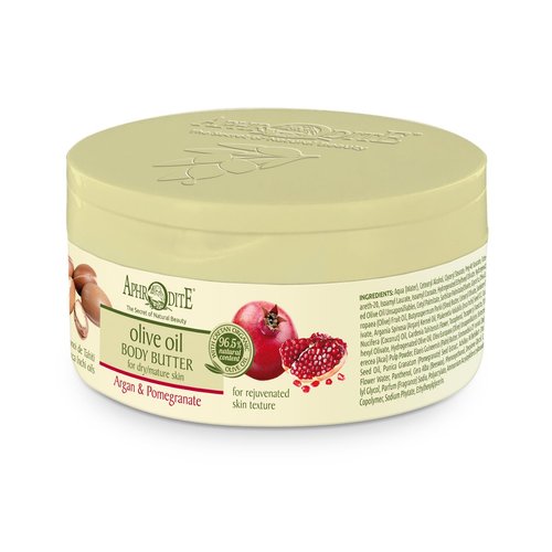 Aphrodite Body Butter - Certified Organic Olive Oil & Pomegranate