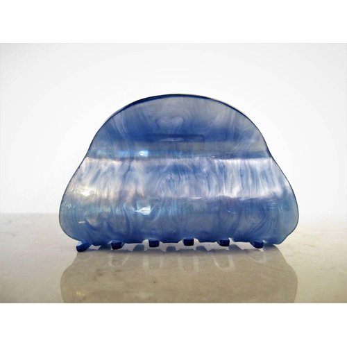 Generic Blue marbled hair claw clip