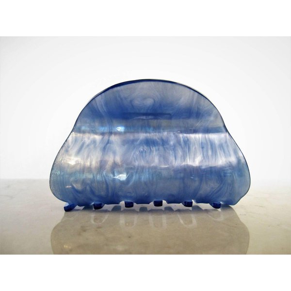 Generic Blue marbled hair claw clip