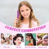 8 Pieces Latch Hook Crochet Needle Comb Hair Clip Set Include 2 Pieces Plastic Crochet Needle 4 Pieces Alligator Hair Clip 2 Pieces Rat Tail Comb for Hair Tool Kits Braid Hair and Hair Extension