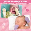 12 Pairs Baby Preemie Mittens Preemie Gloves No Scratch Baby Mittens Newborn Preemie Baby Mittens Cotton Gloves for Preemie Newborn Girls Boys Premature Infant Toddler (Cute Color)