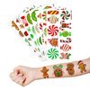 96 PCS Cute Candyland Candy Land Temporary Tattoos Theme First Birthday Party Decorations Favors Supplies Decor Kids Tattoo Stickers Gifts For Kids Boys Girls Prizes Carnival Christmas Xmas Hoiliday