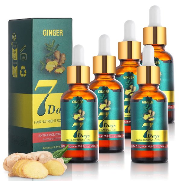Hair Growth Serum for Hair Loss for Women, Ginger Germinal Oil Hair Serum for Hair Growth, Hair Growth Oil Hair Loss Treatments for Men,Hair Thinning Treatment for Women Stop Hair Loss Hair