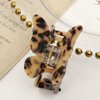 Enfudid 3Pcs Butterfly Hair Clip, Small Tortoise Barrettes Acrylic Hair Jaw Clips Clamp, Celluloid Leopard Print French Hair Claw Clips, Women Styling Hair Clamps for Thick/Thin