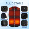 Hoson Lightweight Heated Vest for Men and Women,USB Charging Battery Included Heated Jacket,