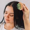 ideayard Scalp Massager,Head Scalp Comb,Jade-Wooden Comb for Head Stress Relax Massage Tool for Hair Growth Relieve Headaches
