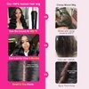 DACHIC 250% Density 13x6 Body Wave HD Lace Front Wigs Human Hair Pre Plucked Glueless Human Hair Lace Front Wigs Body Wave Frontal Wigs Human hair Natural Color with Baby Hair Free Part 28 Inch