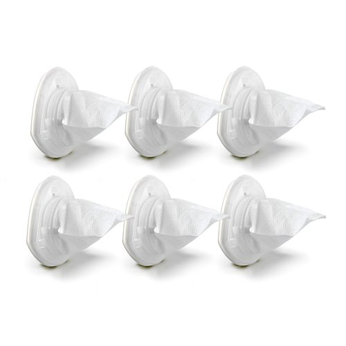 Fette Filter - EVF100 Hand Vac Filter Replacement Compatible with BLACK+DECKER Hand Vac BDH7200CHV & BDH9600CHV Replacement Filter Part # EVF100 90590689 includes 6 QTY