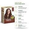 Nisha Natural Henna Based Hair Color, Permanent Black Hair Color Dye, Natural Premium Henna, 100% Grey Coverage, Dark Brown, 2.12 oz