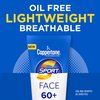 Coppertone Sport Face Sunscreen Lotion SPF 60+, Water Resistant Sunscreen, Broad Spectrum SPF 60+ Sunscreen, 2.5 Fl Oz Tube