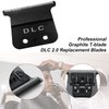 Replacement Trimmer Blades DLC 2.0 Compatible with BaBylissPRO FX787 & FX726,Professional Graphite T-blade for stylist,1 pack (black)