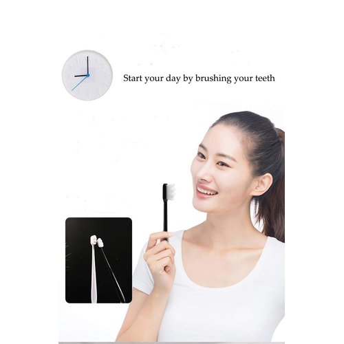 hongjin Extra Soft Toothbrush, Ultra Soft-bristled Adult Toothbrush Micro Nano 15000 Floss Bristle Good Cleaning Effect for Sensitive Teeth Oral Gum Recession