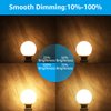 TORCHSTAR G25 LED Globe Light Bulbs, Dimmable, 2700K Soft White, Vanity Light Bulb, UL & Energy Star Listed, E26 Base, Pack of 6