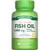 Nature's Truth Triple Strength Fish Oil Softgels | 1400 mg | 60 Count | Active Omega 3 | Non-GMO & Gluten Free Supplement