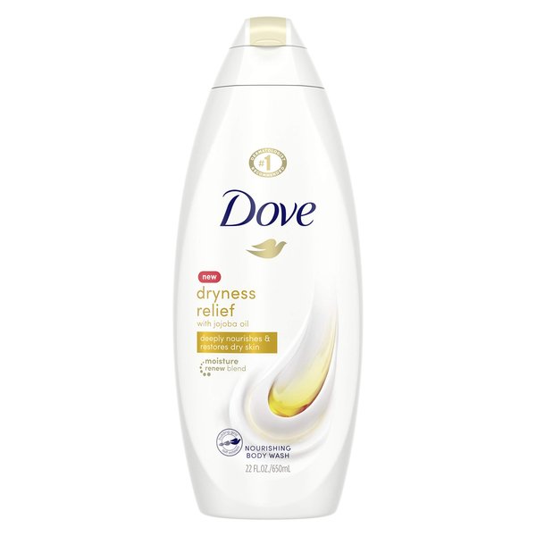 Dove Body Wash For Dry Skin Dryness Relief With Authentic Jojoba Oil 22 oz