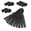 JIUSERLU 80 PCS Adjustable Elastic Band For Wigs，Adjustable Straps For Wigs And Making Wigs，Adjustable Wig Bands，Wig Adjustable Straps（1 * 12inch）