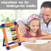 MICKYU Plastic Abacus for Kids Math Counting Toys Preschool Learning Toys with 100 Beads