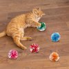 Andiker 5pcs Crinkle Balls Cat Toys, 3.93Inches Candy Color Crinkle Balls Attract Cats to Chew & Chase, Durable Interactive Cat Toys for Indoor Cats to Keep Fit and Active (Multi-Color)