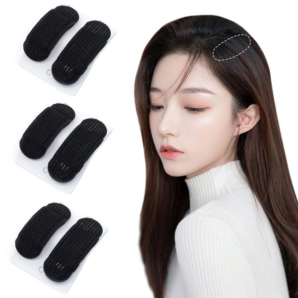 ericotry 3Pairs Bump Up Hair Clip Volume Inserts Do Beehive Hair Styling Accessories (Black)