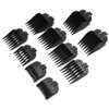 gofidin 10Pcs/Set Hair Clipper Combs Guide Kit 1.5-25mm Plastic Hair Trimmer Guards Barber Replacement Parts Universal Hair Salon Tool