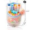 PVC Material Bathtub Toy Holder Prevent Long Spots Bath Toy Storage Bath Toys for Kids Ages 4-8 17“x13”Mesh Bath Toy Holder let Baby Bath Toys Quick Drying