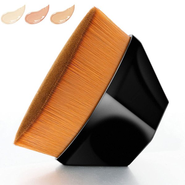 2PC Foundation Makeup Brush, Kabuki Magic Face Momma Brush Flat Top High-Density Multifunctional for Flawless Powder