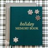 Holiday Memory Book (EMERALD, 105 Pages) by Duncan & Stone - Holiday Scrapbook Album for Christmas, Thanksgiving, & Other Holidays - Memory Holiday Photo Album