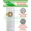 EnviroCare Replacement HEPA Filtration Vacuum Cleaner Dust Bags made to fit Riccar Supralite Type F and Simplicty Freedom Uprights
