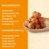 Jungle Calling Rawhide Free Dog Chew Treats, Real Chicken Wrapped Peanut Butter Bones, Teeth Clean Chewy Training Snacks, 6 oz