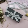 YINUOYOUJIA Black Gift Box with Lid,Magnetic Gift Box for Presents with card and Ribbon.perfect packaging box for Weddings,party,Mother's Day,Bridal Gifts,Birthday,Festivals (black, 8x4x3.2inch)
