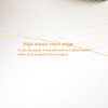 letaomei Hair Net 80 Pcs and U Shaped Pins Set 30 Pcs,22Inches Hairnet Individual Package Invisible Elastic Edge Mesh Hair Nets for Buns Women Food Serive Dancer(Blonde)