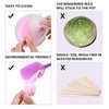 Delanie 2Pcs Nonstick Silicone Wax Warmer Liner with Spatula, Replacement Wax Bowl for 500ml Wax Warmer for Hair Removal Waxing Kit, 16.9 Oz