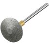 C12rtive Pedicure Drill Bit, Diamond Carbide Foot Nail Drill Bit,Stainless Steel Professional Pedicure Foot Calluses Sanding Polishing Bits for Cracked Skin Callus Removal for Home Salon & DIY(Medium)