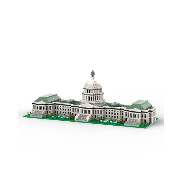 dOvOb Micro Mini Blocks United States Capitol Building Set, 2888 Pieces Bricks, 3D Puzzle Collection Model Kit as Gift for Adults or Kids