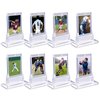 8PCS Magnetic Card Holders for Trading Cards, Card Protector Holders with Acrylic Stands Bases, Baseball Card Holders Fit for MTG, Game Cards, Sports Cards, Football Cards, Baseball Cards (8PCS)