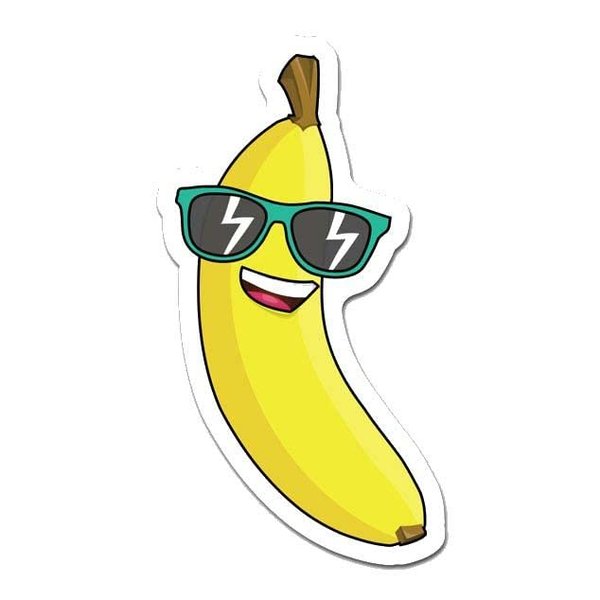 MightySkins Cool Banana 12" Peel and Stick Wall Art Removable Cute Stylish Funny Cartoon Dorm Room Decor Sticker Vinyl Wall Decals