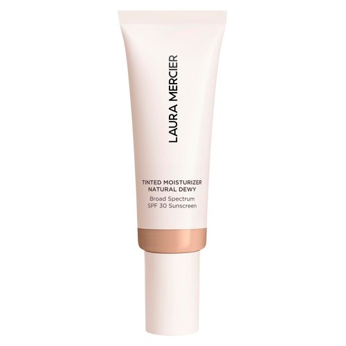Laura Mercier Tinted Moisturizer Natural Dewy with SPF 30: 24HR+ Hydration, Long Lasting, Sheer to Light, Buildable Coverage, Dewy Finish, Improve Skin Tone and Texture, Skin Tint, Fawn